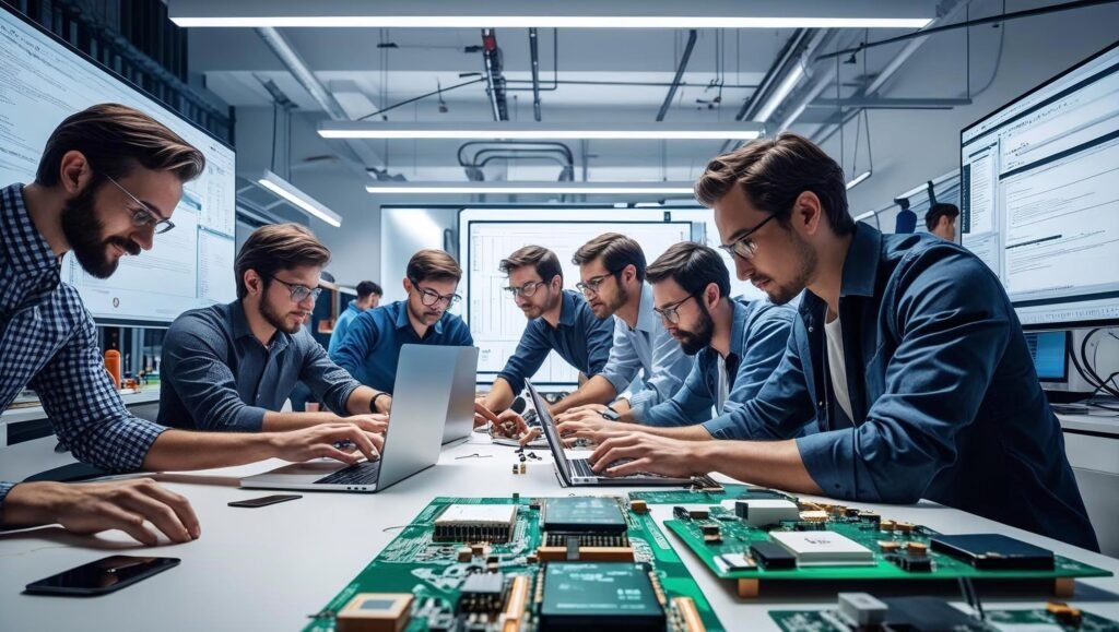 gere-uma-imagem-de-pessoas-desenvolvendo-novas-tecnologias-gadgets-e-apss-1024x579 Novas Tecnologias em 2025: O que Está Transformando o Futuro