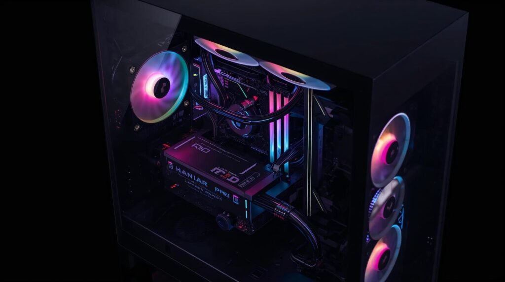 imagem-de-um-pc-gamer-montado-1024x573 Comprar ou montar um PC Gamer em 2025 é uma decisão que envolve planejamento e pesquisa. Montar sua própria máquina pode ser mais vantajoso, pois oferece a liberdade de escolher cada componente para ter o melhor desempenho pelo seu dinheiro.