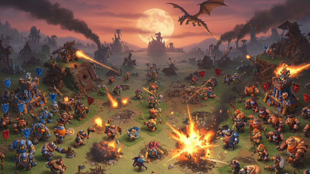 Gemini_Generated_Image_65sc9165sc9165sc O Guia Definitivo de Clash of Clans Atual: 7 Dicas de Veterano para Farmar Rápido e Dominar as Guerras